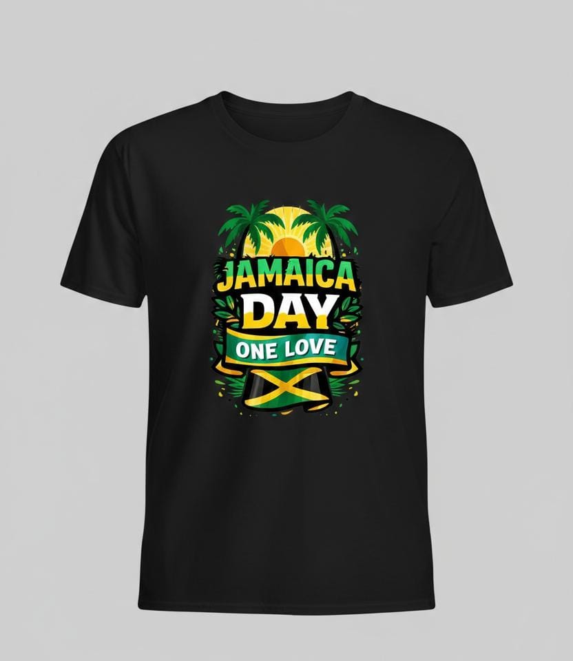 Short Sleeve T-Shirt (Jamaica Day_One Love)