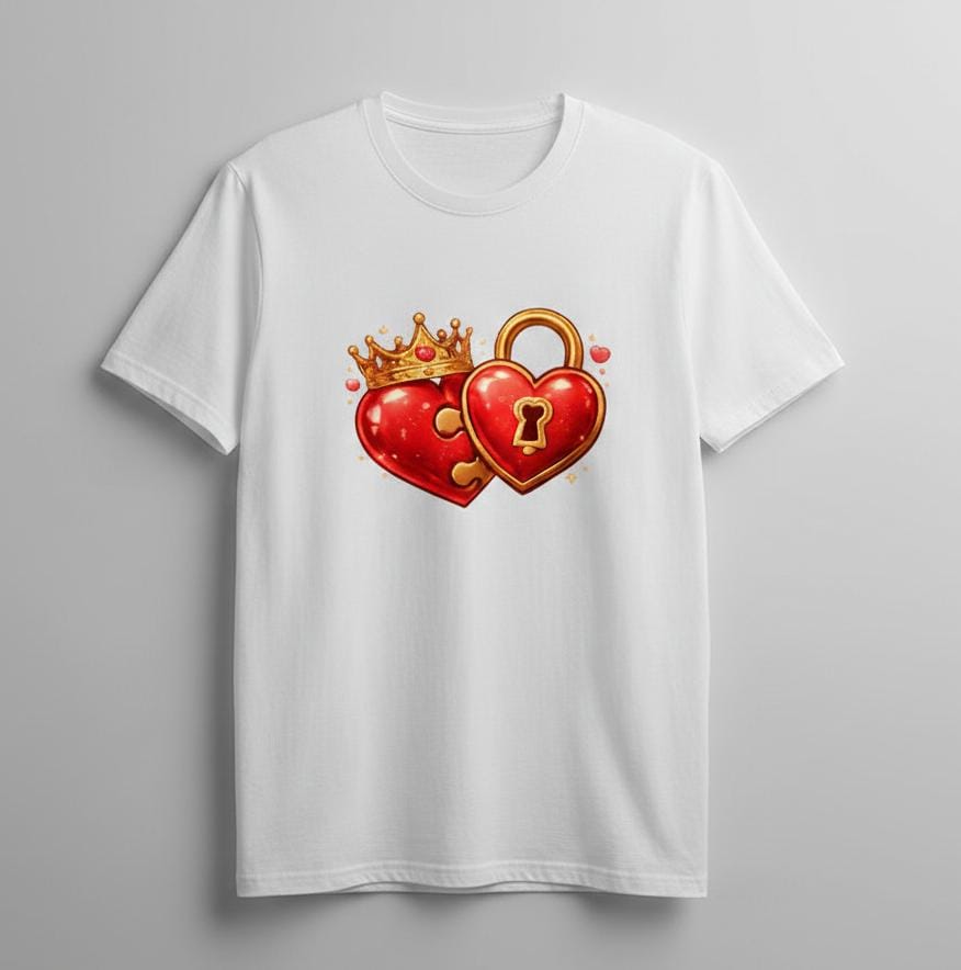 Short Sleeve T-Shirt (Double Heart)