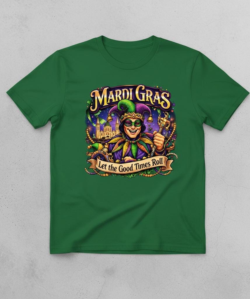 Short Sleeve T-Shirt (Mardi Gras King)