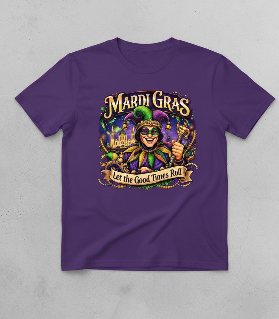Short Sleeve T-Shirt (Mardi Gras King)