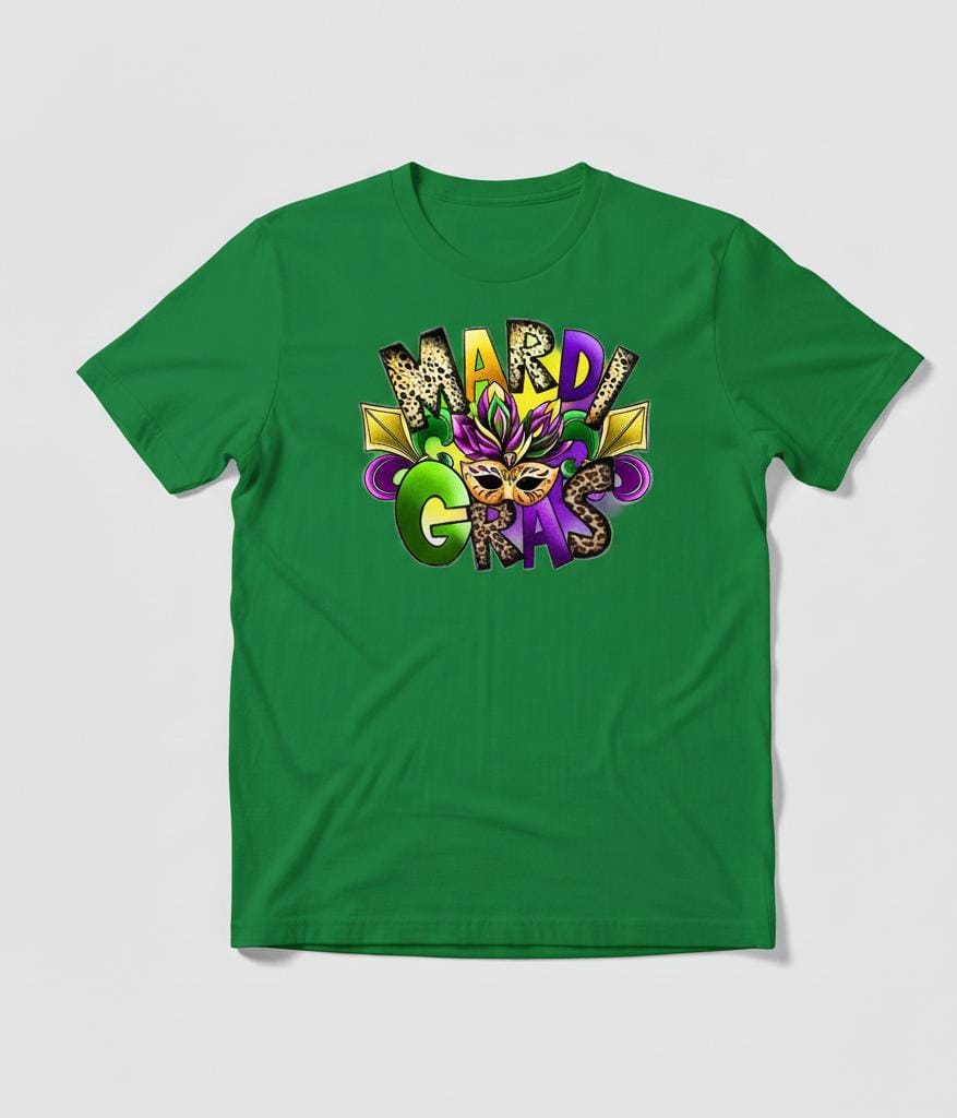 Short Sleeve T-Shit (Mardi Gras Mask)