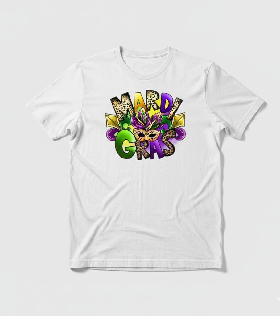 Short Sleeve T-Shit (Mardi Gras Mask)