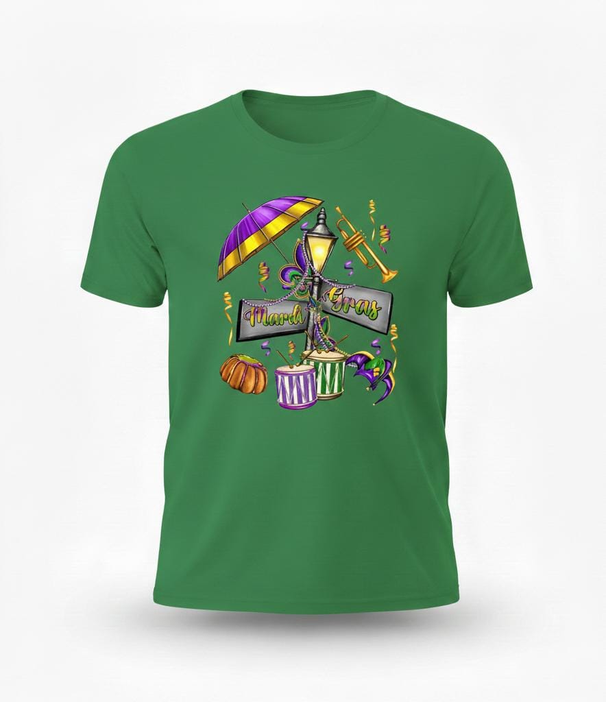 Short Sleeve T-Shirt (Mardi Gras Street Sign)