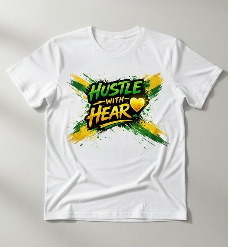 Short Sleeve T-Shirt (Hustle With Heart)