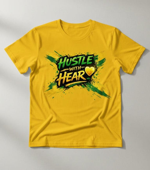 Short Sleeve T-Shirt (Hustle With Heart)