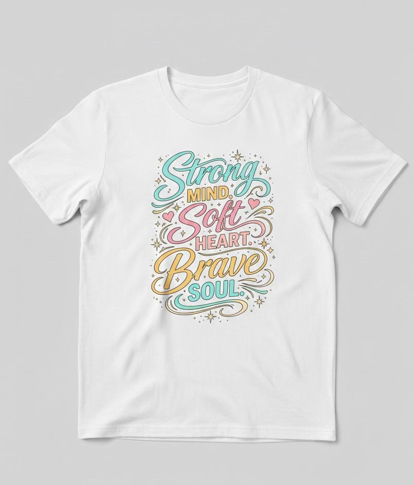 Short Sleeve T-Shirt (Strong Mind Soft Heart)