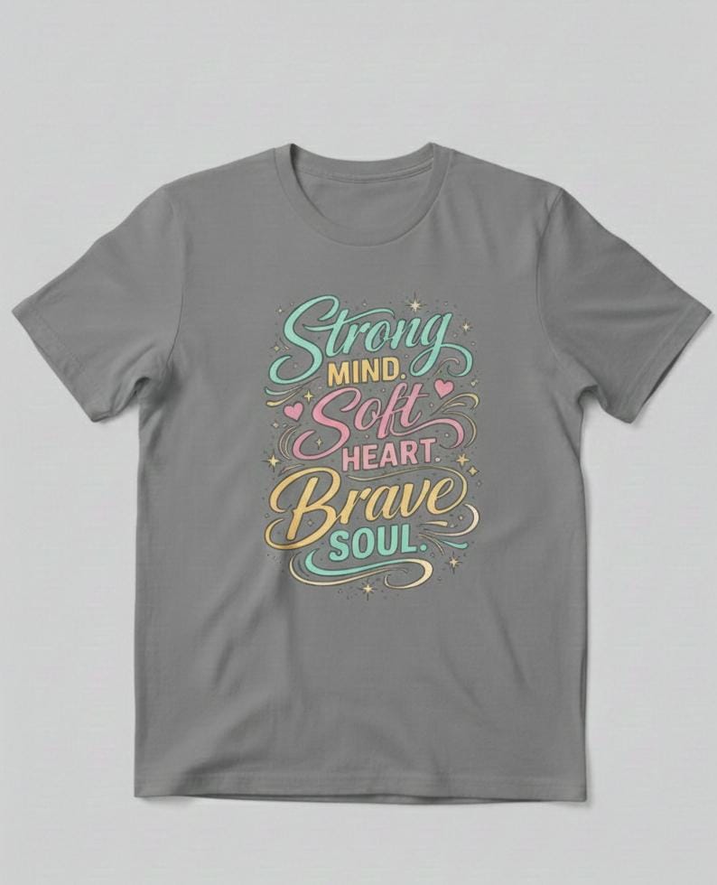 Short Sleeve T-Shirt (Strong Mind Soft Heart)