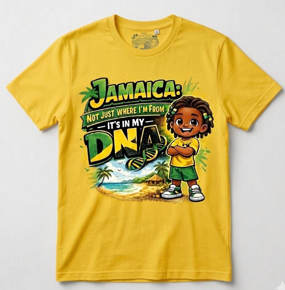 Kids Unisex Short Sleeve T-Shirt (Jamaica in my DNA)