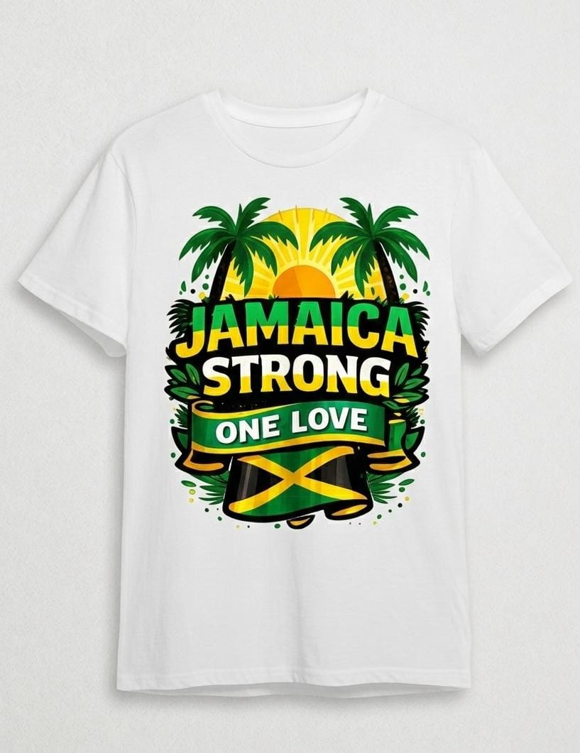 Unisex Short Sleeve T-Shirt (Jamaica Strong)