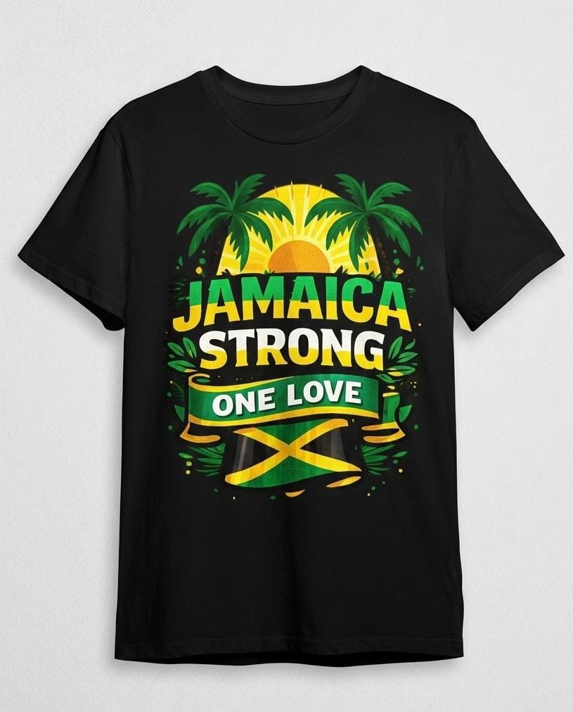 Unisex Short Sleeve T-Shirt (Jamaica Strong)