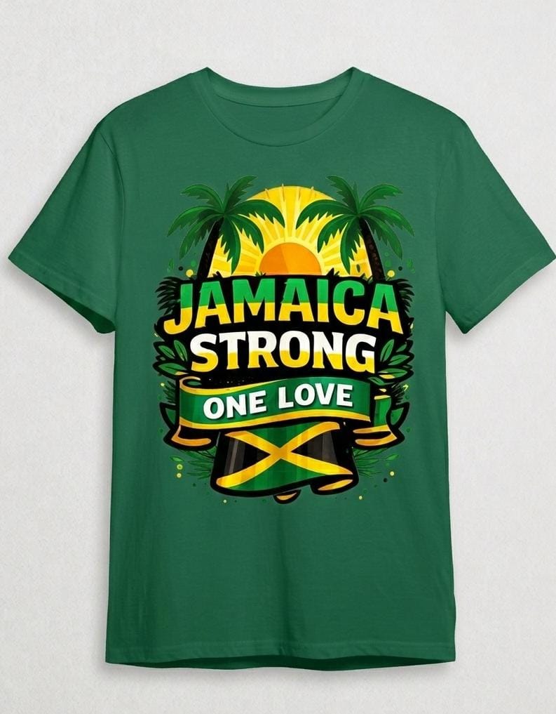 Unisex Short Sleeve T-Shirt (Jamaica Strong)