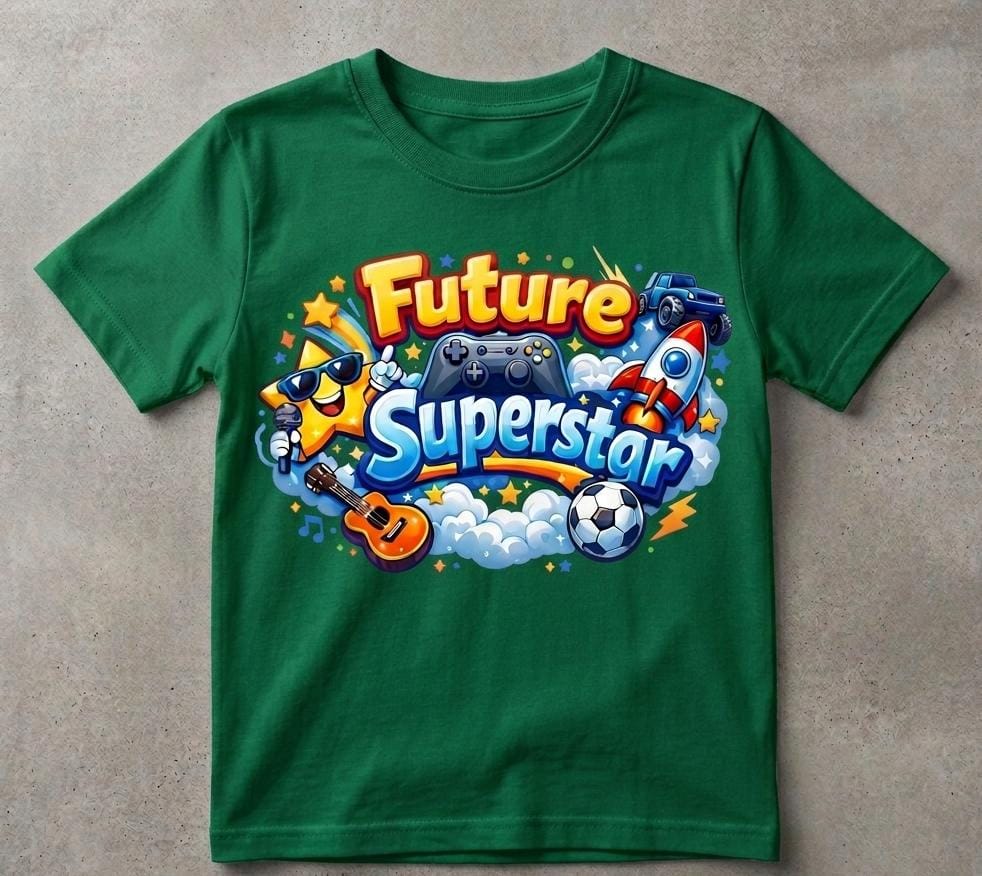 Boys Short Sleeve T-Shirt (Future Superstar)