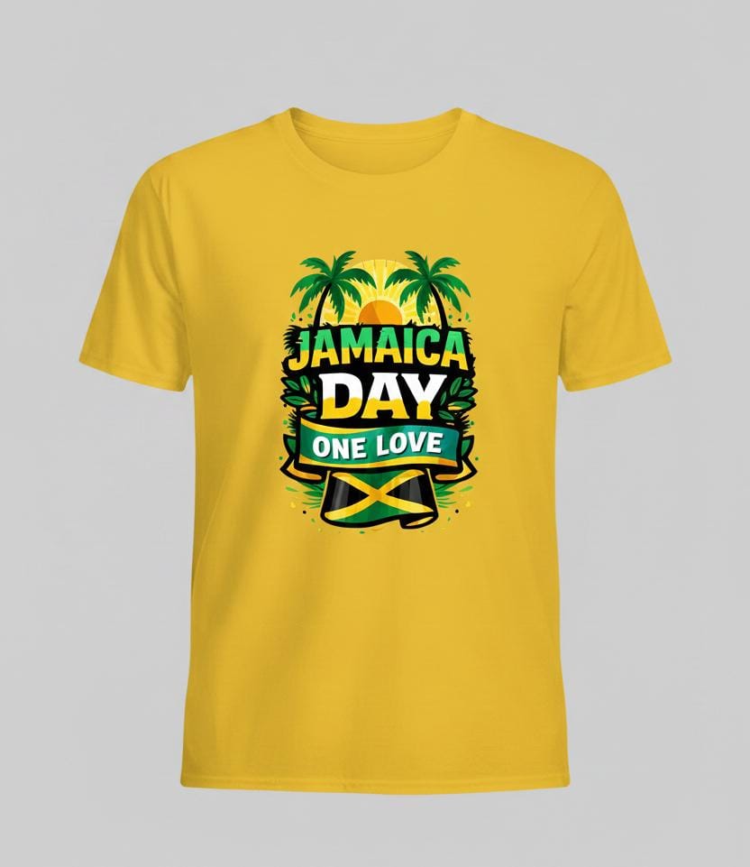 Short Sleeve T-Shirt (Jamaica Day_One Love)